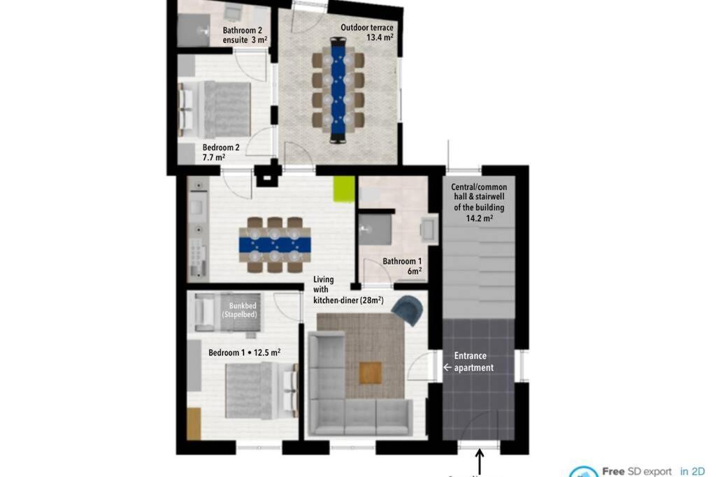 Authentic Stays - 6P-Apartment Eijsden Esterno foto